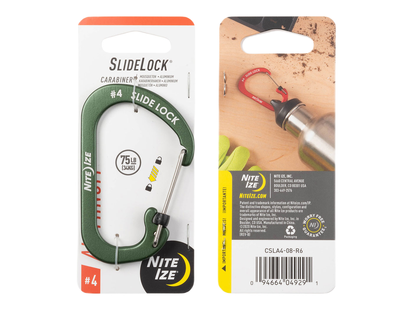 Nite Ize Slidelock #4 Karabijnhaak