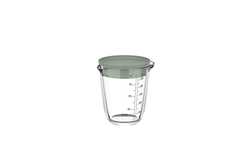 Mepal Maatbeker met Deksel Chef It Glas 500ml