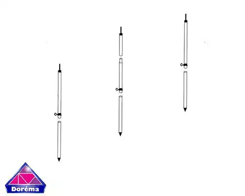 Dorema DOR STOKKENSET ALU (3 STAANDERS)