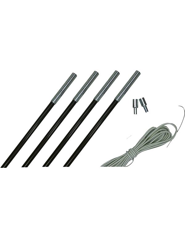 Eurotrail Fiberglas Stokkenset 8,5 mm