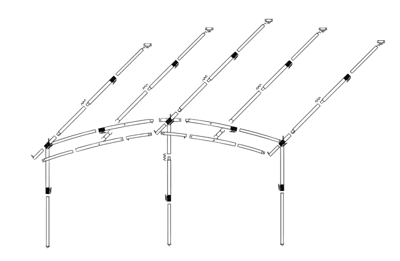 Dorema Frame Voortent Octavia 240 Staal EasyGrip 25mm