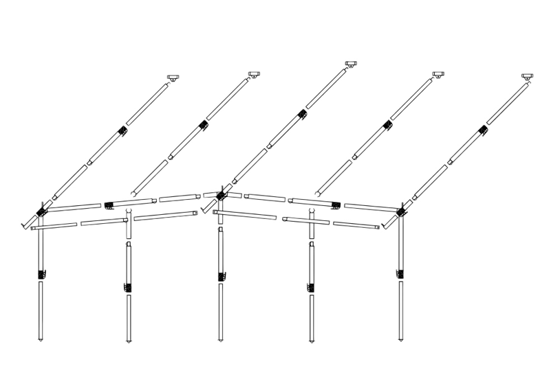 Dorema Frame Voortent President/Smaragd Staal Easygrip 25mm