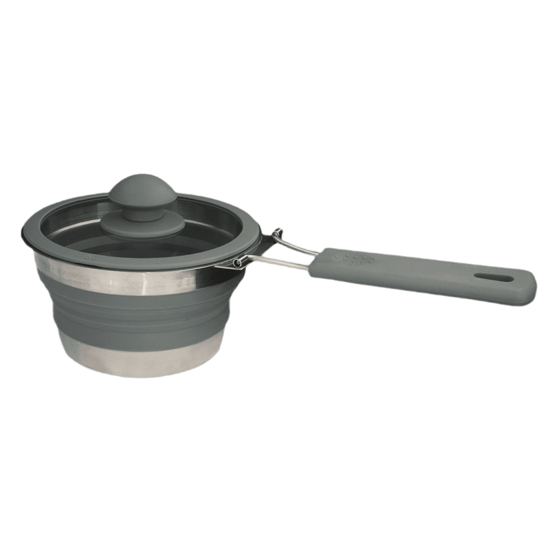 Eurotrail Opvouwbare Steelpan + Deksel 1L