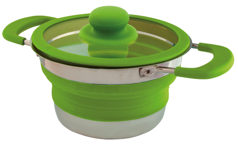 Eurotrail Opvouwbare Pan + Deksel 1L