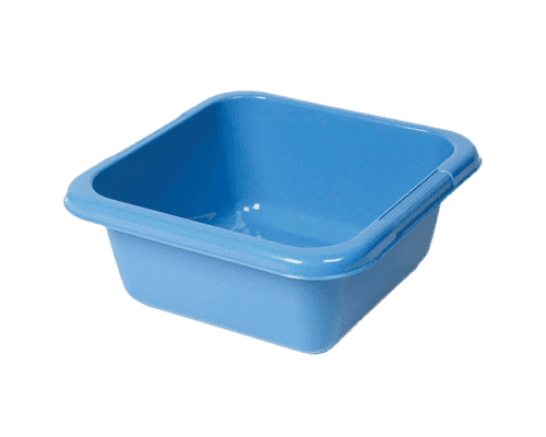 Sunware Water-line wasbak vierkant 10L blauw