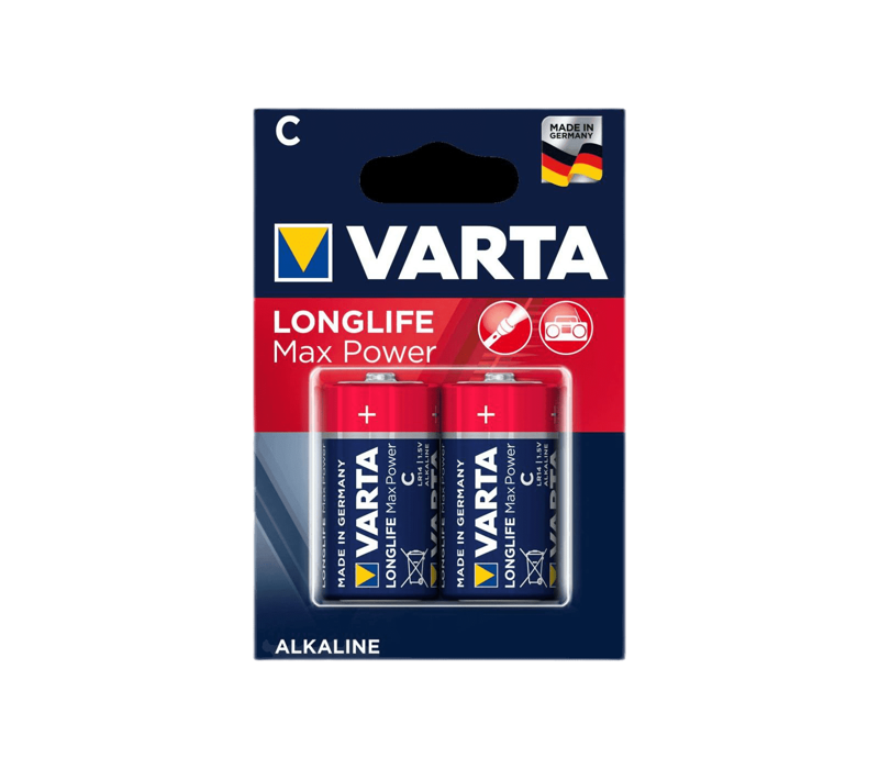 Varta Longlife Max Power C 2-pack Batterijen