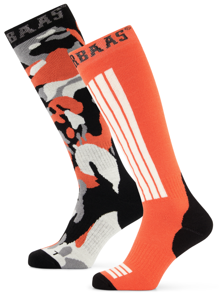 Poederbaas Camo Ski Sokken 2-pack