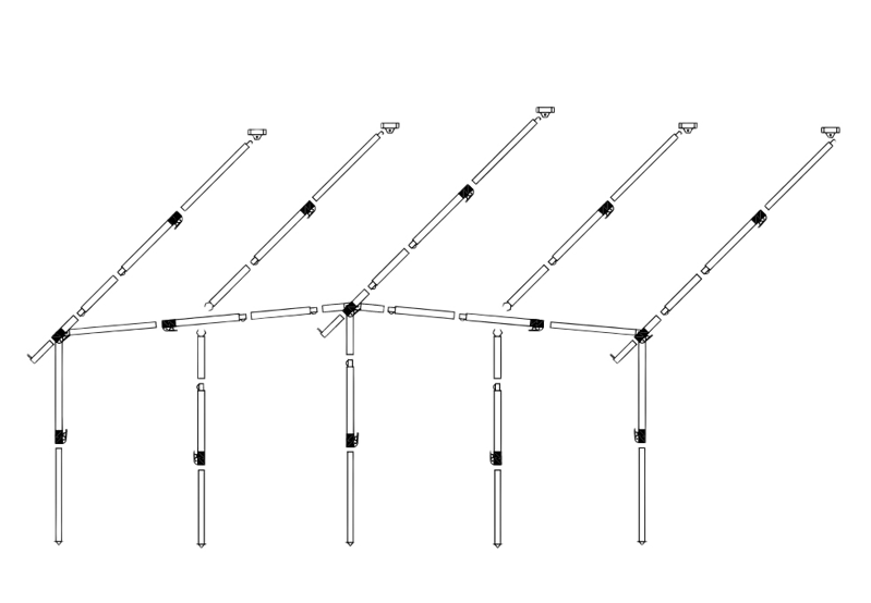Dorema Frame Voortent Aluminium 28mm diepte 240