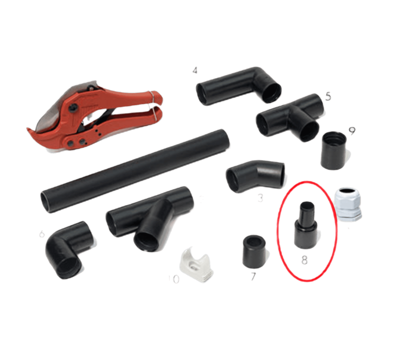 Reich AWS Afvoer Slangaansluiting 19mm