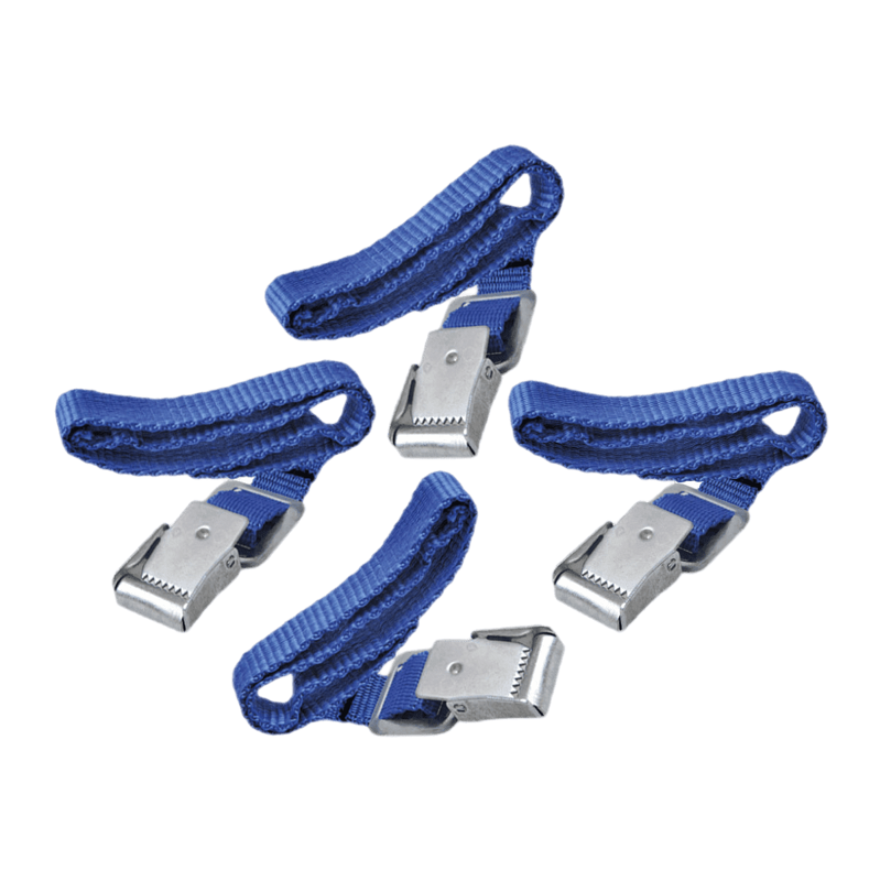 Pro Plus FIETSRIEMPJES MET METALEN GESP VOOR FIETSDRAGER 4 STUKS