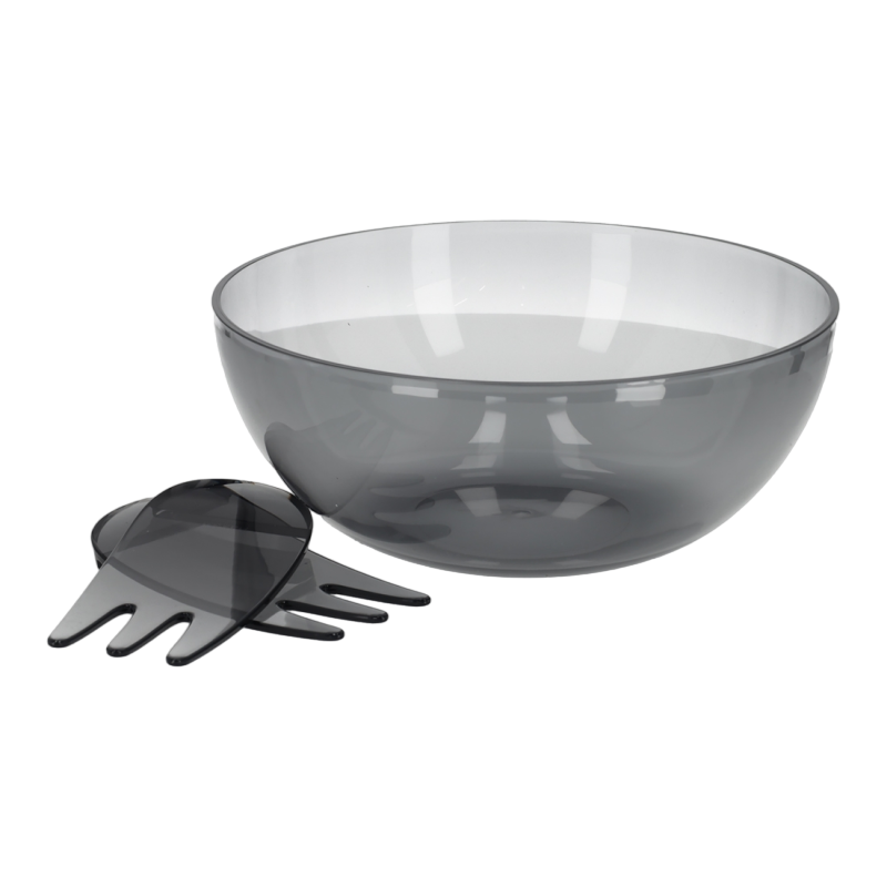 Jens Living Acryl Saladeschaal Met Bestek