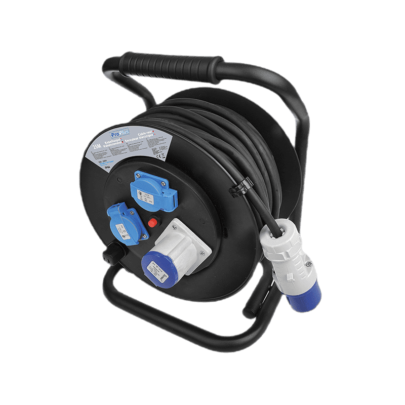 Pro Plus Kabelhaspel 25m Schuko en CEE