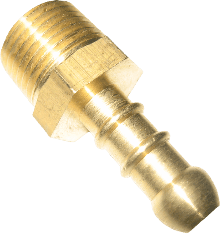 Gimeg Slangpilaar 1/2 inch buiten messing