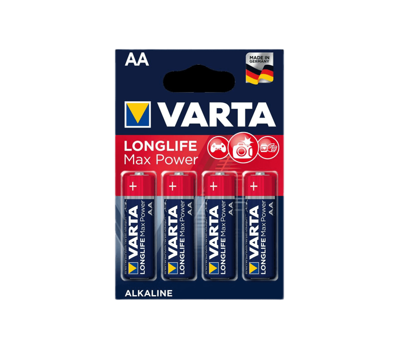 Varta Longlife Max Power AA 4-pack Batterijen