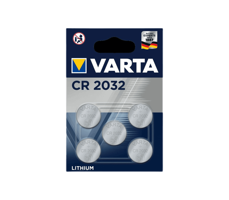 Varta CR2032 Lithium 5-pack Batterijen