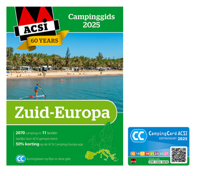 Acsi ACSI Campinggids Zuid-Europa 2025