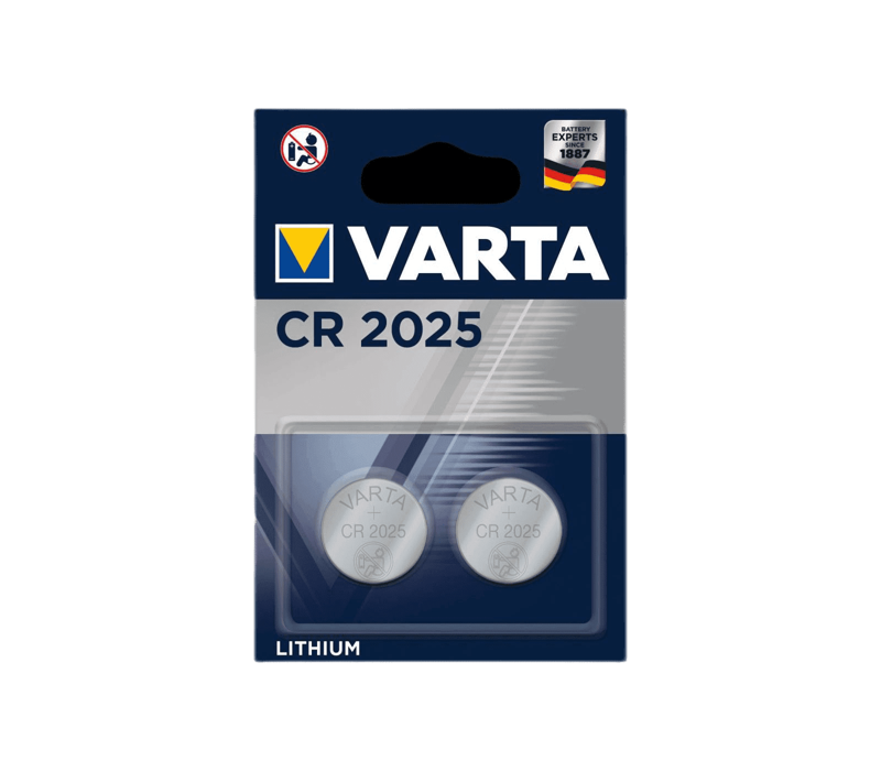 Varta CR2025 Lithium 2-pack Batterijen