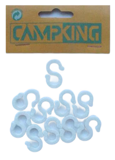 Campking 'S'-Haakjes per 10
