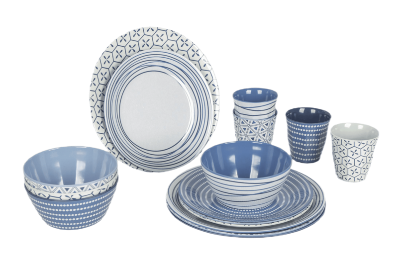 Bo-Camp 16-Delig Mix & Match Servies