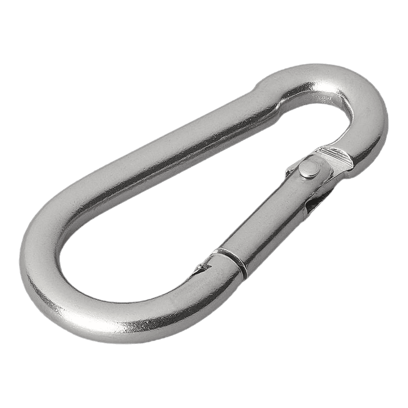 Pro Plus Karabijnhaak RVS 2st.