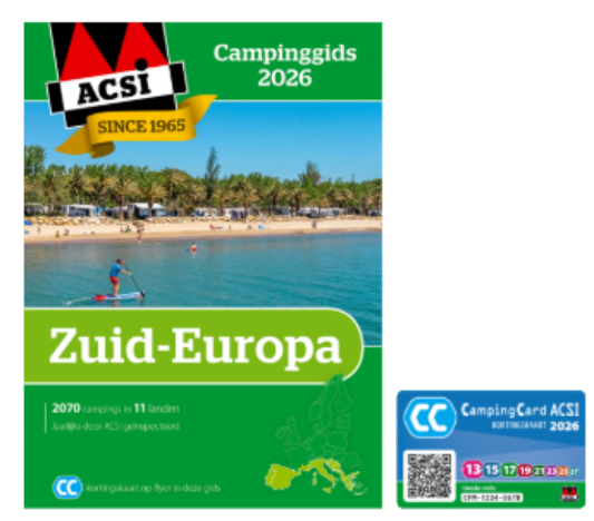 Acsi ACSI Campinggids Zuid-Europa 2026