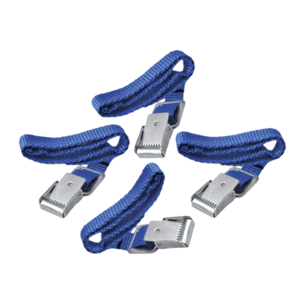 Pro Plus FIETSRIEMPJES MET METALEN GESP VOOR FIETSDRAGER 4 STUKS