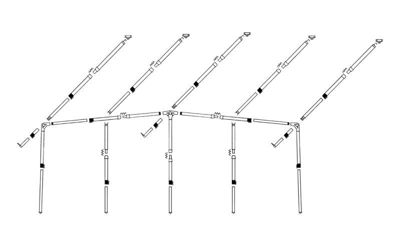 Dorema Frame FTP Fiber diepte 240/270/300