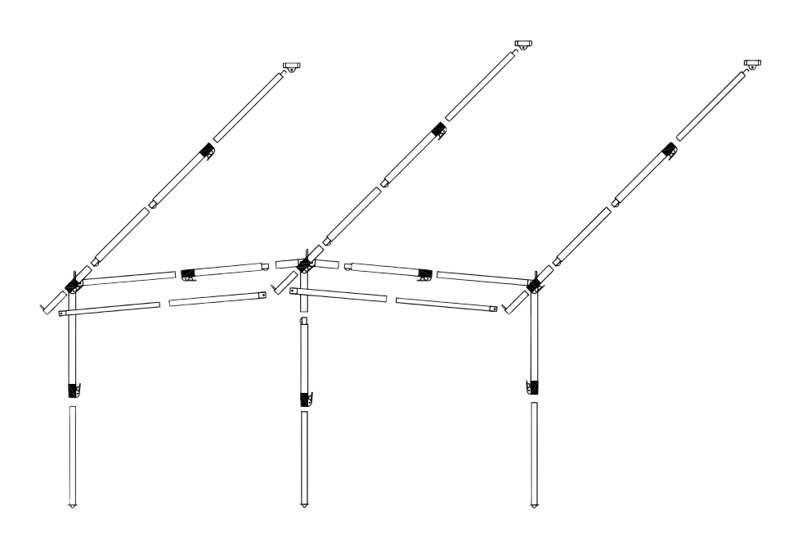 Dorema Frame Voortent President/Smaragd Aluminium 28mm