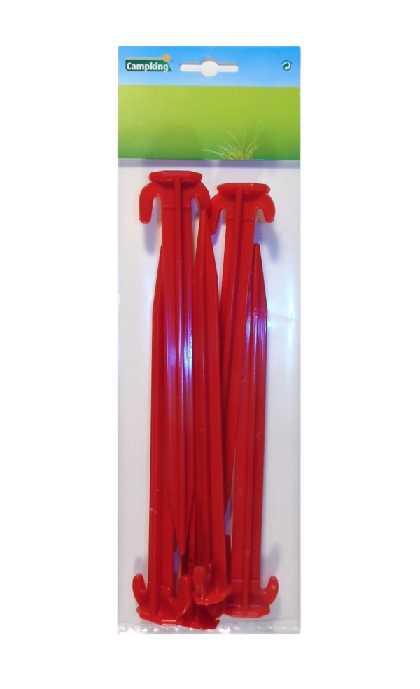 Campking Kunstof haring 30cm per 6