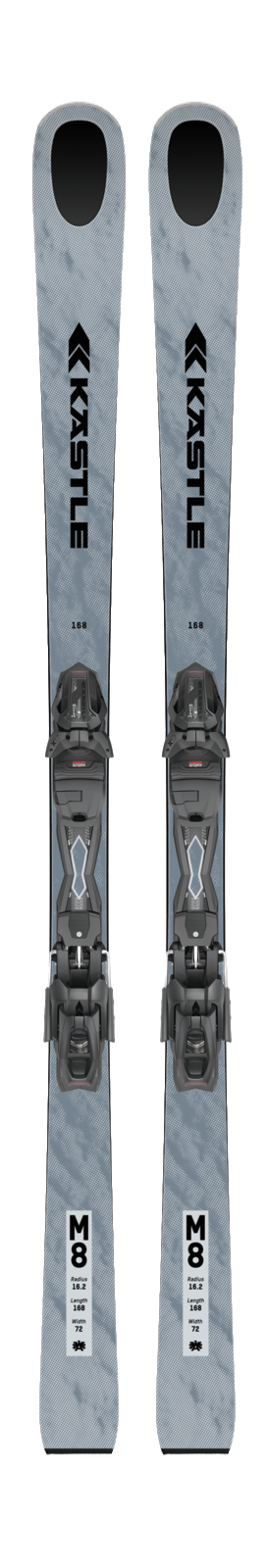 Kastle M8 72 Prem Ski's + Bindingen