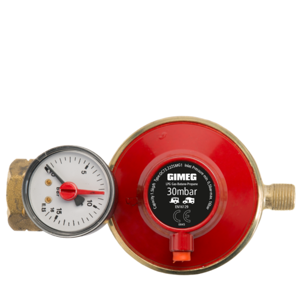 Gimeg Universele Drukregelaar Afblaas 1/4 Inch Links 30Mbar