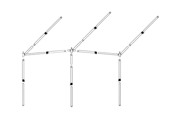Dorema Frame Voortentluifel Palma/Locarno Plus Aluminium 25mm EasyGrip