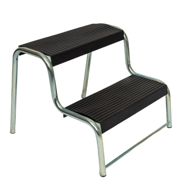 Redwood Dubbele opstap staal