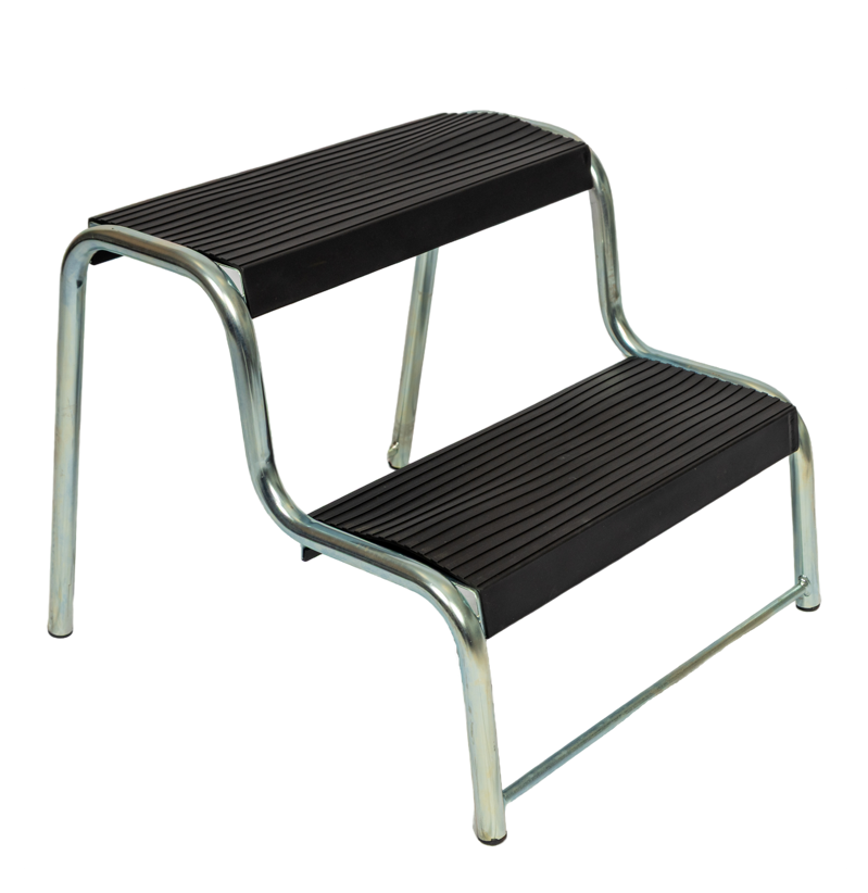 Redwood Dubbele opstap staal