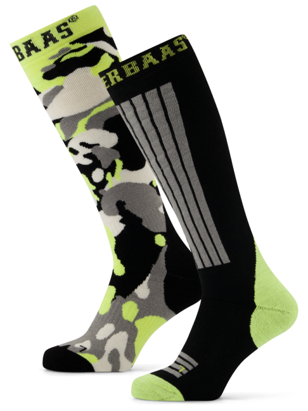 Poederbaas Camo Ski Sokken 2-pack