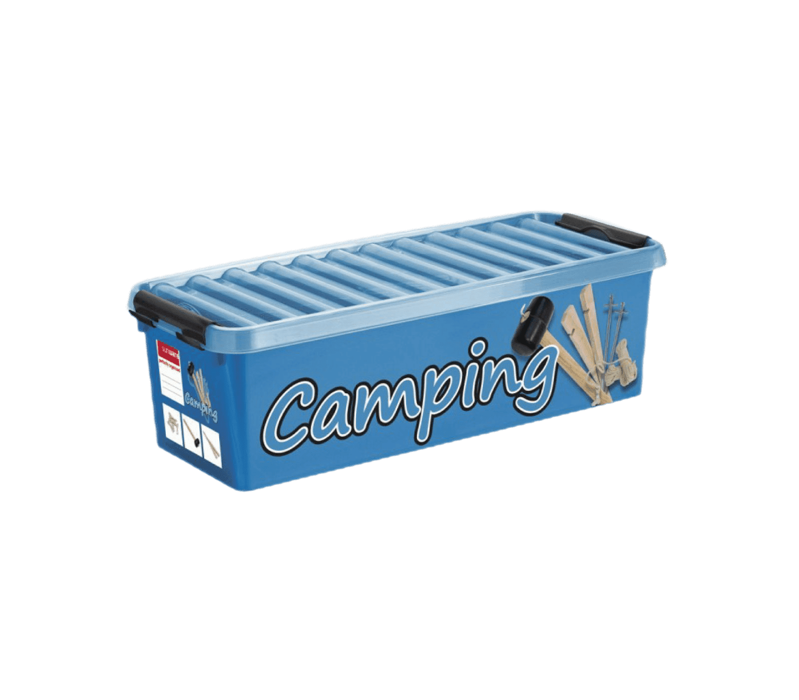 Sunware Q-line camping box met inzet 9,5L blauw zwart