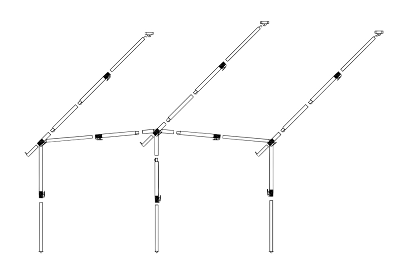 Dorema Frame Voortent Staal EasyGrip 28mm diepte 270/300