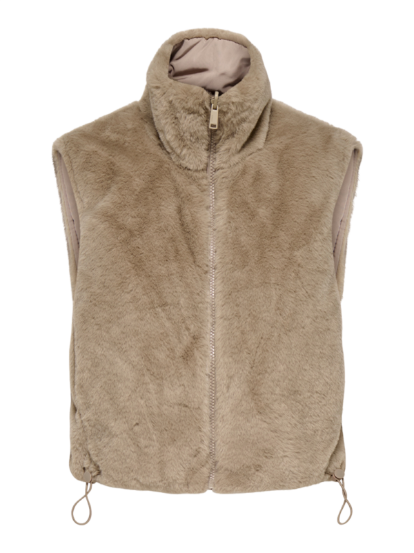 Only Dana Faux Fur Bodywarmer