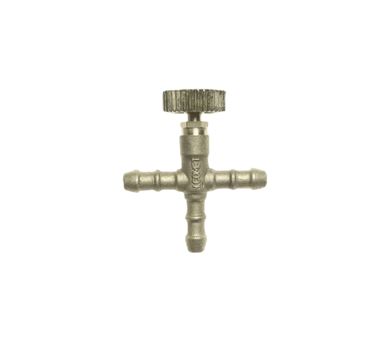 Gimeg T-slangverbinder met kraan