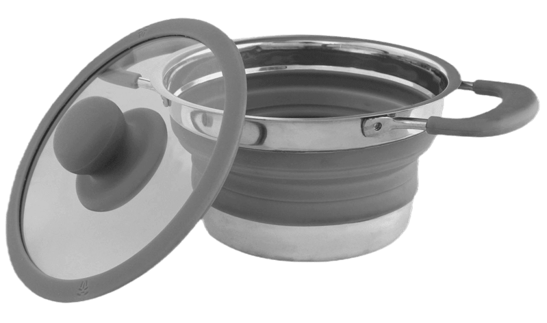 Eurotrail Opvouwbare Pan + Deksel 1L