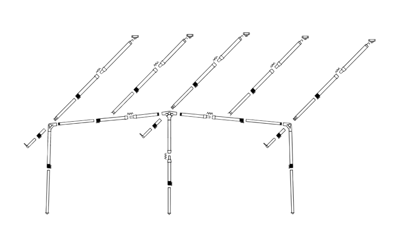 Dorema Frame FTP Fiber diepte 240/270/300