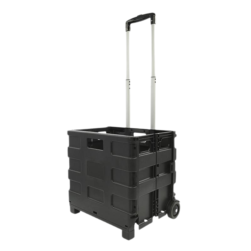 Pro Plus Inklapbare transporttrolley met krat