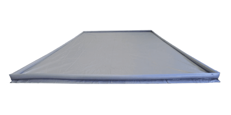 Redwood Pvc Sheet met Opblaasbare Rand 2,5 x 5 M