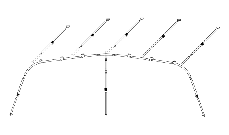 Dorema EasyGrip Frame Staal 28mm Mondial/Porto