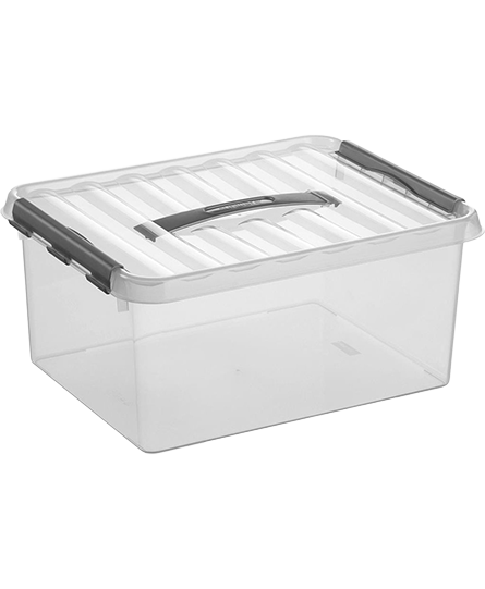 Sunware Q-line Opbergbox 15L Set van 4