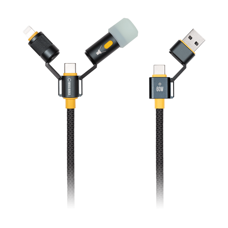 Wakawaka Connect Multiplug USB-kabel