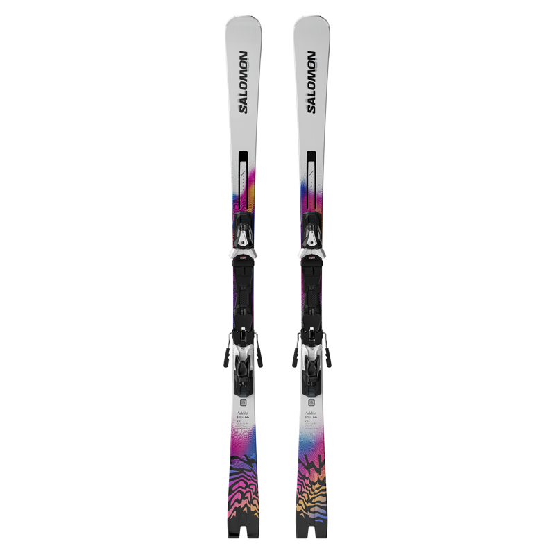 Salomon E Addikt Pro 66 Ski's + Bindingen