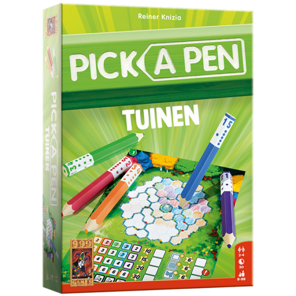 999 Games Pick a Pen Tuinen Spel