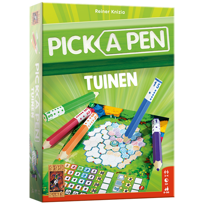 999 Games Pick a Pen Tuinen Spel