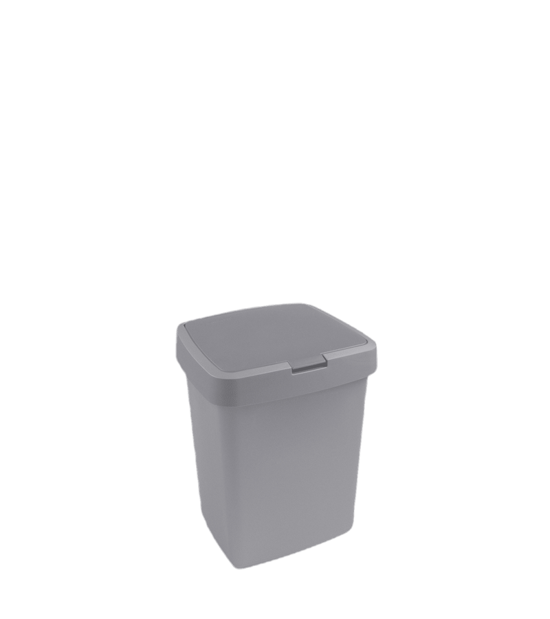 Sunware Delta prullenbak klep 10L grijs